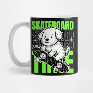 Dog Skateboard Mug